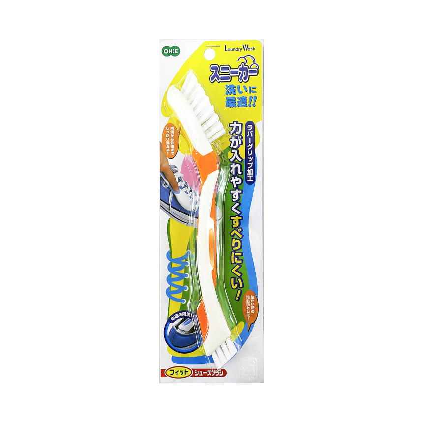 Ｌウォッシュ　フィットシューズブラシ　オレンジ